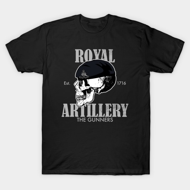 Royal Artillery (distressed) T-Shirt by TCP